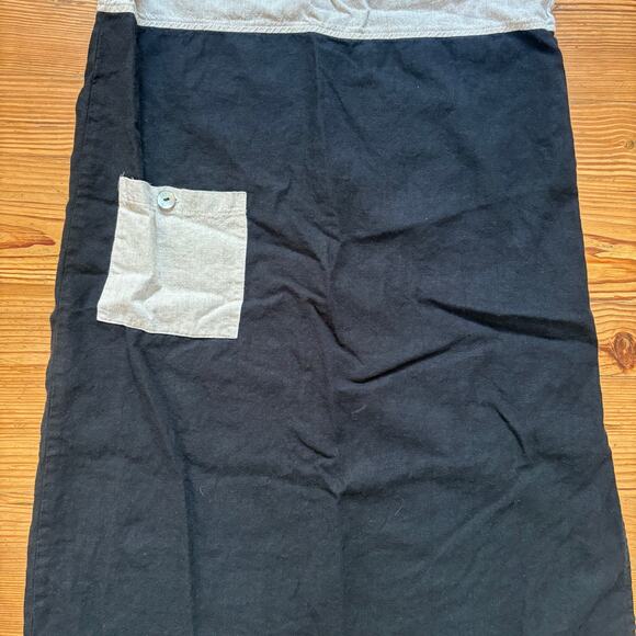 California Concepts vintage neutral linen short sleeve giraffe maxi dress SIZE M - Picture 5 of 5